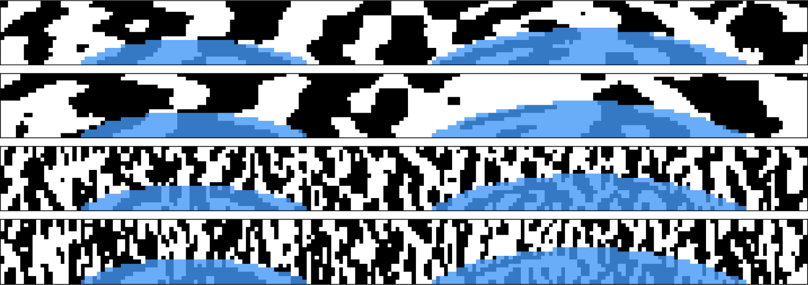 Abstract representation of iris recognition patterns, illustrating unique biometric features for verification.