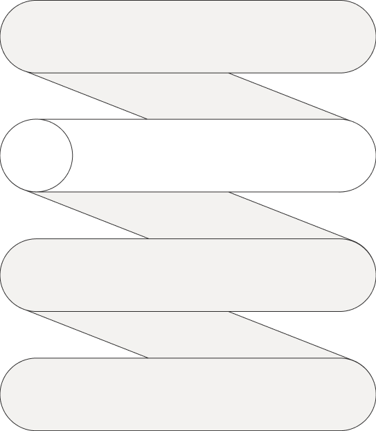 Abstract design with overlapping shapes and diagonal lines