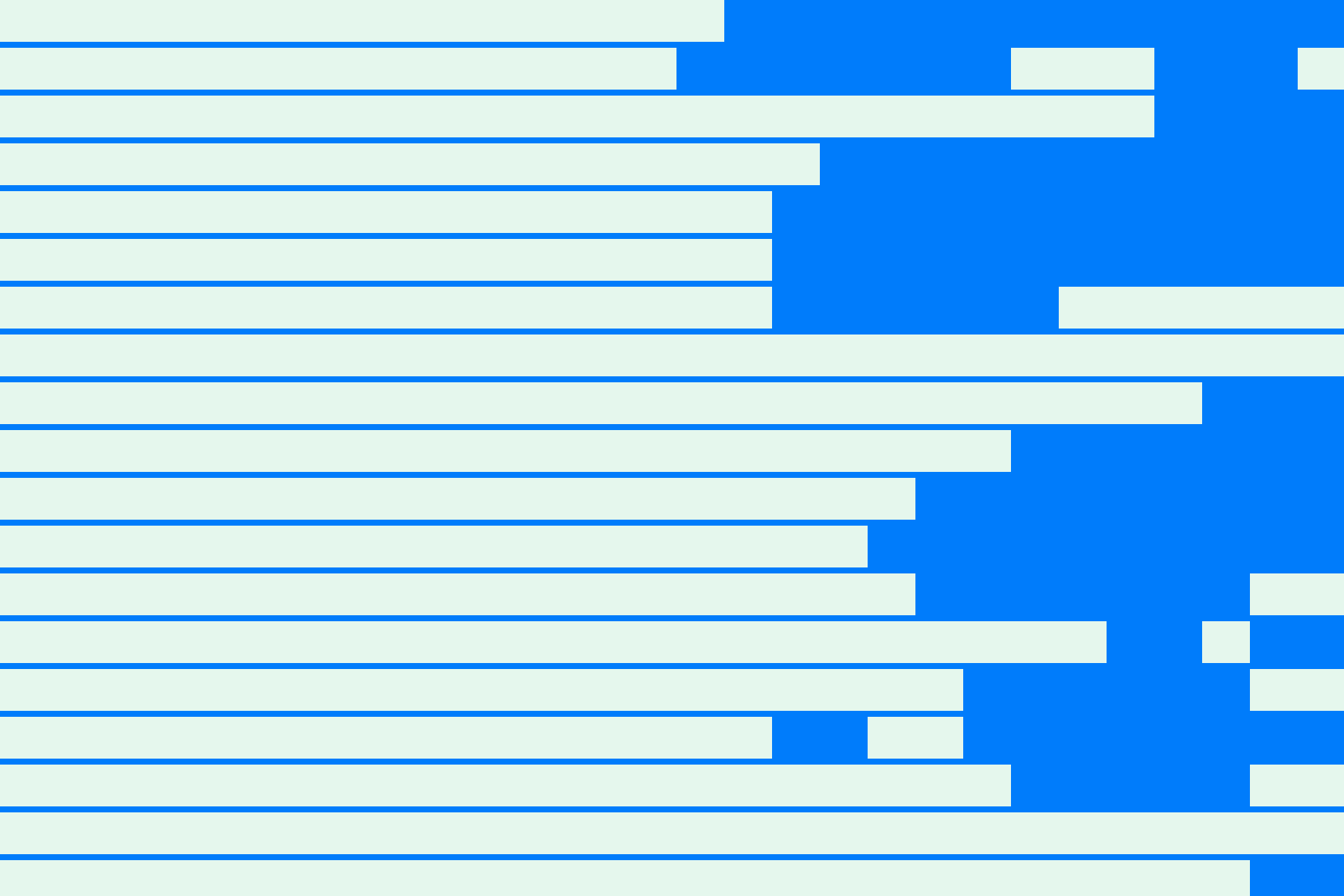Abstract blue and light green horizontal lines creating a geometric pattern.